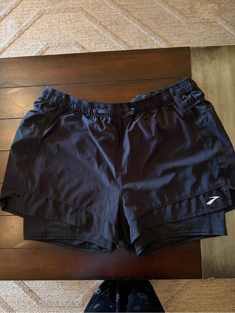 Brooks Women's Black 2-in-1 Running Shorts